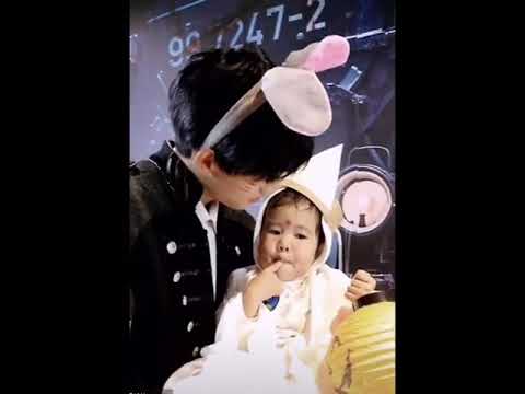 甘望星with cute baby