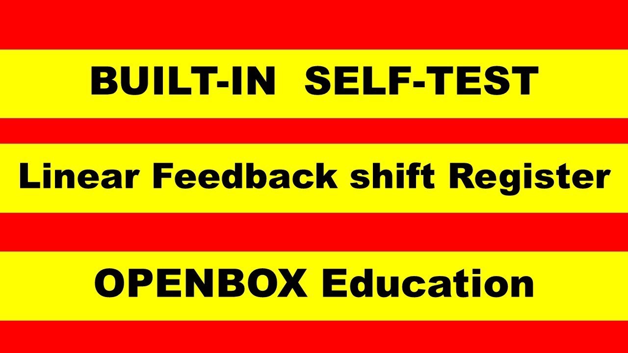 BIST - Built In Self Test - Digital System Design - YouTube