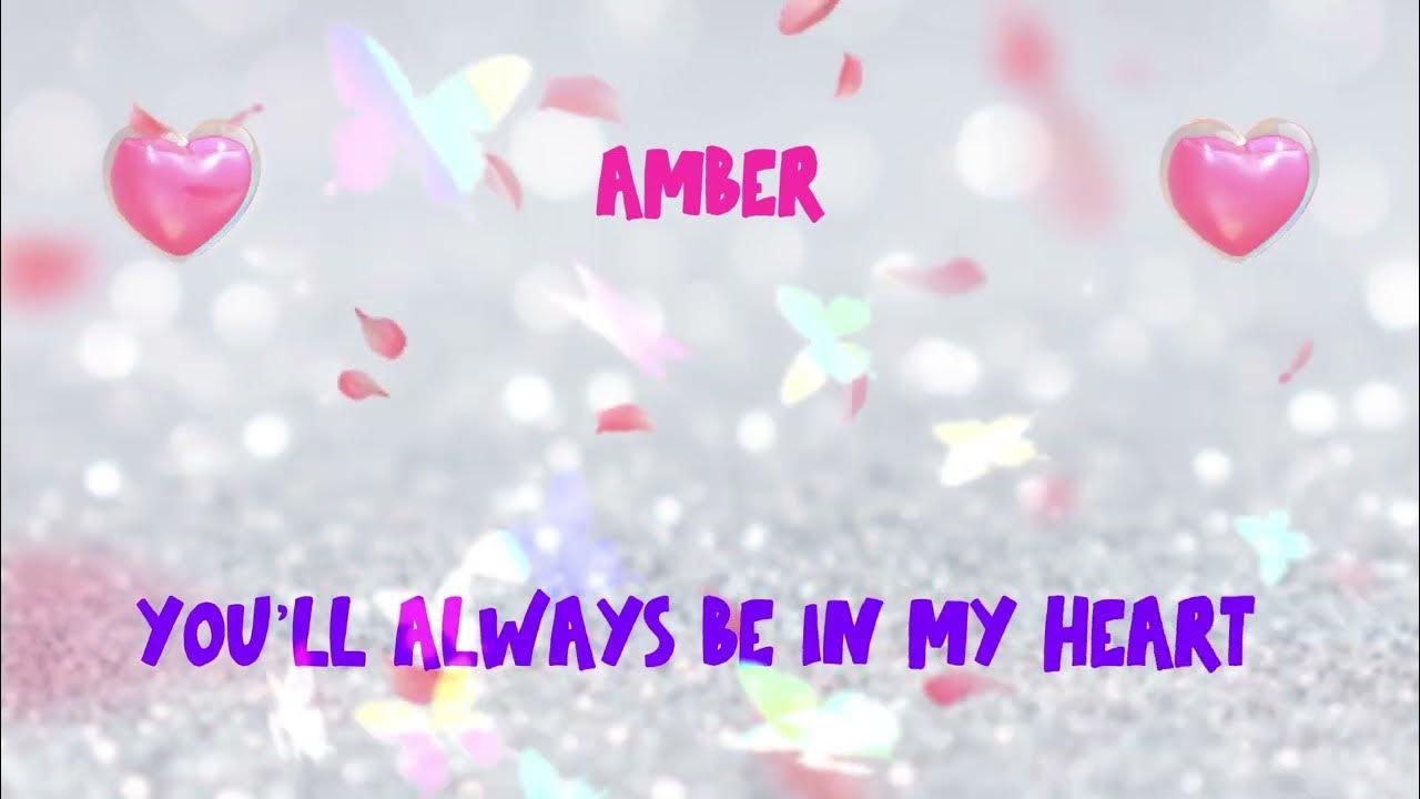 For AMBER – I Love You Song | I Love You, Amber For AMBER – I Love You Song | I Love You, Amber