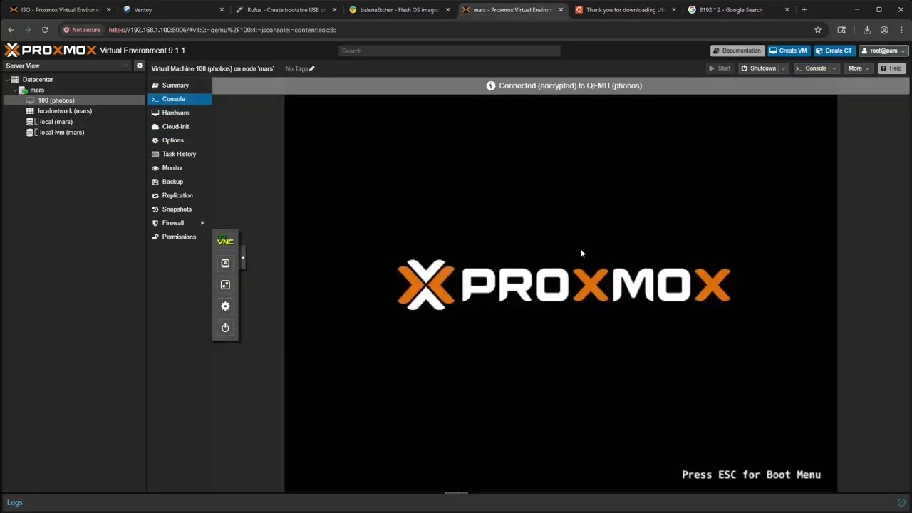 EP4 - Creating the first VM and installing Ubuntu Server 24.04