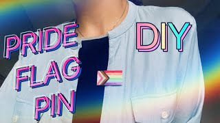 Save 20 Bucks With Making Your Own Pride Flag Pin Instead of Buying One. #PrideMonth #LGBTQIA Save 20 Bucks With Making Your Own Pride Flag Pin Instead of Buying One. #PrideMonth #LGBTQIA