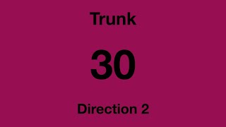 [SBS Transit] Trunk Bus Service 30 - Direction 2 Hyperlapse
