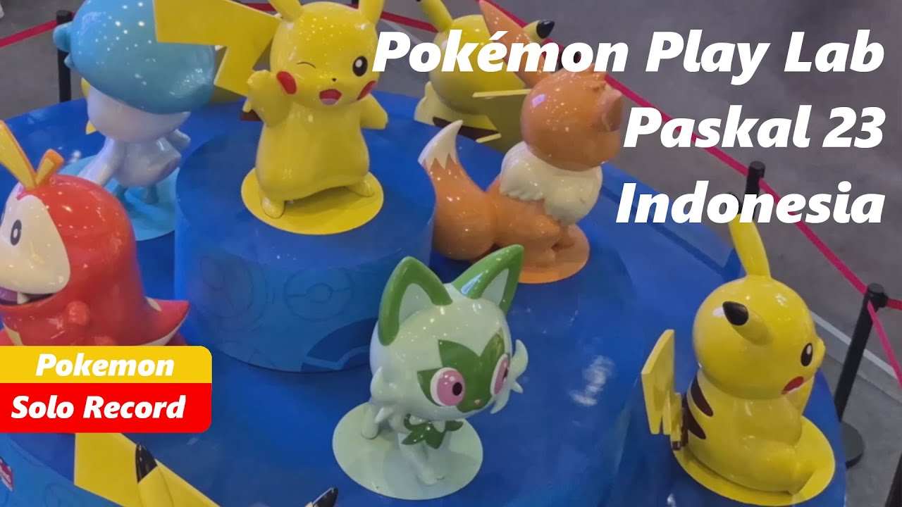 Inside Pokémon Play Lab Paskal 23 Merchandise, TCG, Meet and Greet Pikachu!