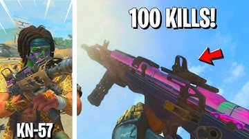 i DROPPED 100 KILLS playing LIKE THIS... 😂😂 (BEST KN-57 CLASS SETUP after 1.24 UPDATE in COD BO4)