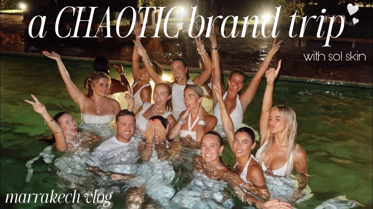 this brand trip was CRAZY 😭 | marrakech with sol skin ✨ i can’t believe all this happened