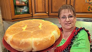 The dough is like fluff! Buns with stuffing in a frying pan!