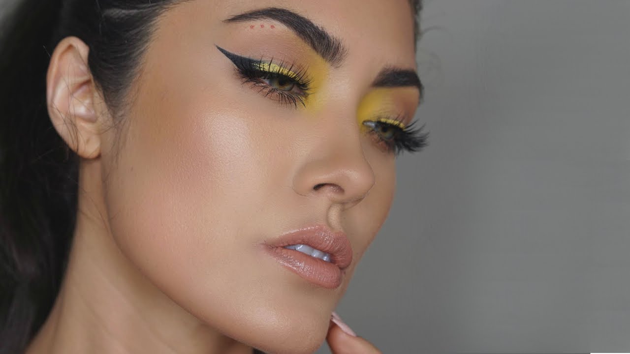 Yellow Eyeshadow Makeup Tutorial Melissa Alatorre YouTube