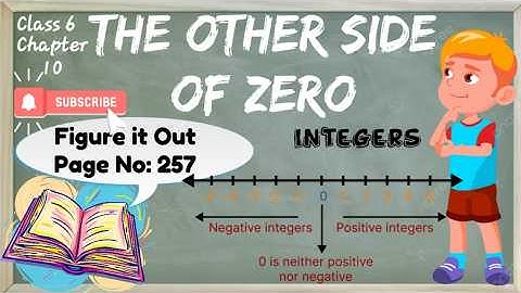 Integers (Chapter 10) : Figure it out Page No 257 (Maths | Ganita Prakash) | Class  6 | NCERT CBSE