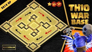 New Th10 War Base 2018 - Th10 New Awesome War Base Th10 Anti 2 Star War Base 2018 Clash Of Clans