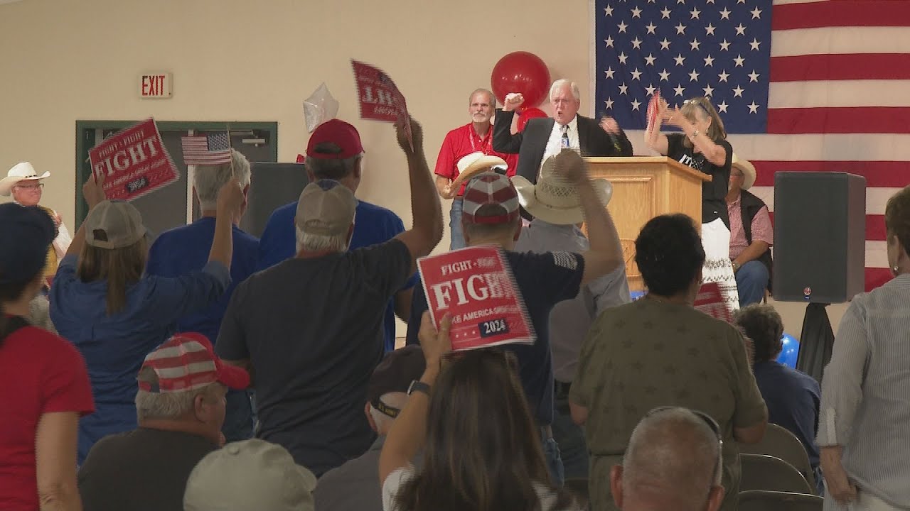 Texas GOP Leaders Rally Trump Supporters at MAGA Event in Caldwell ...