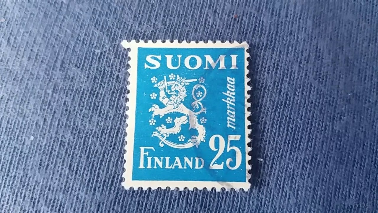 FINLAND SUOMI Old Postage Stamp 25 markkaa