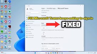 (FIXED) Microsoft Teams keeps asking to sign in on Windows