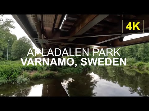 The Scenic Route’s VARNAMO, SWEDEN | Apladalen Nature and Homestead Park l 4K Walk runs 26:34 and was uploaded on 23 August 2023. Its verified title makes Apladalen—the central nature and local-history park—the subject, giving this selection a slower, outdoor focus quite different from the two municipal place-and-development films. Värnamo municipality documents the park’s old trees, paths, historic buildings and summer visitor facilities, which helps situate the film without making claims about specific shots. Because it is an independent channel’s upload, use municipal visitor information for access, seasonal services and opening details.