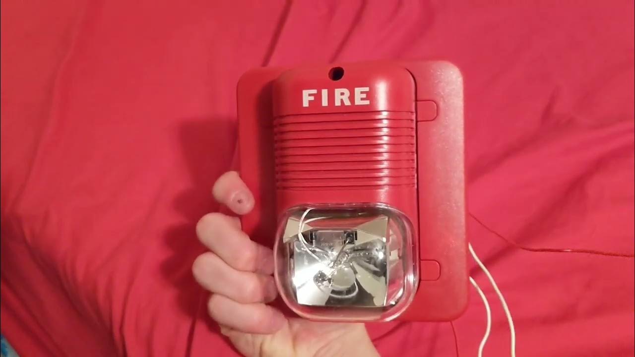 System Sensor P121575 Spectralert Classic Horn Strobe Test - YouTube