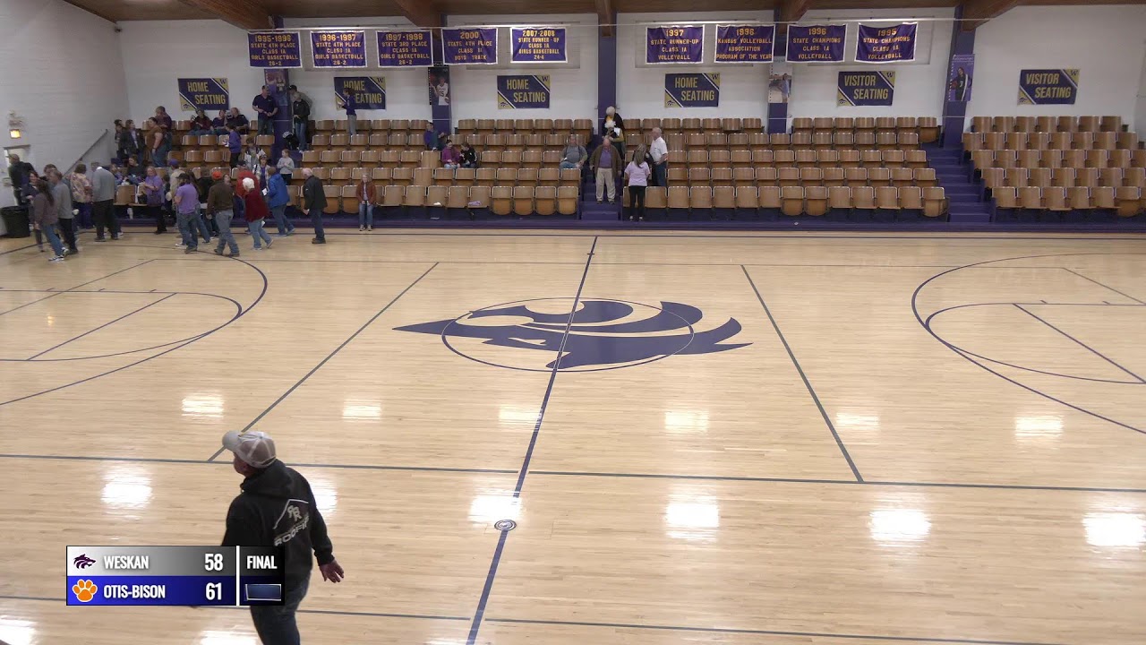 2025-02-24 - Otis-Bison HS Girls Basketball at Weskan for Sub State