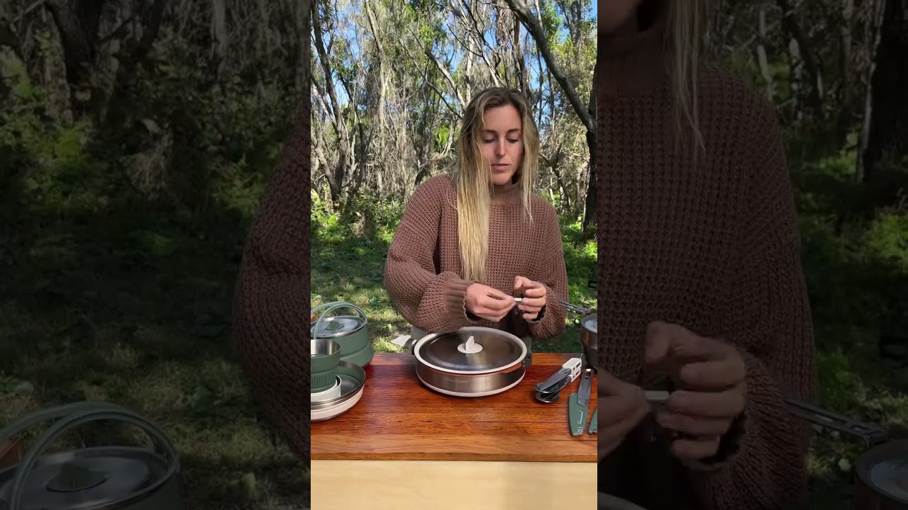 Кухня для кемпинга из нержавеющей стали Detour 🤝 Путешественники по каменистой местности.