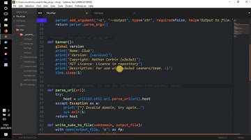 Python Tutorial - || Subdomain Scanner Tool || Code Walk-through || Information Gathering ||