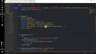 Python Tutorial - || Subdomain Scanner Tool || Code Walk-through || Information Gathering ||