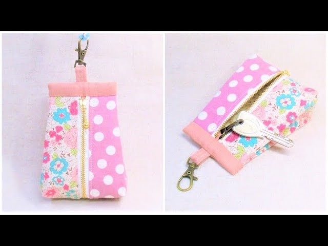 小さなポーチ作り方 DIY How to make a pouch Zipper Pouch Tutorial