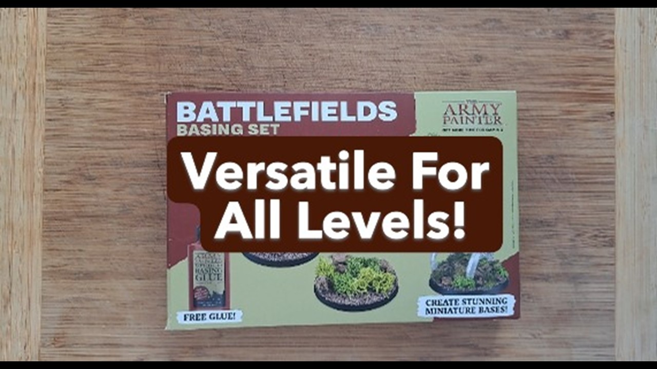 Versatile for all experience levels! Battlefield Basing Kit