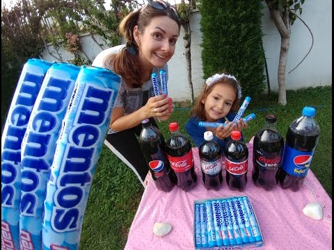 ÇILGIN KOLA MENTOS , ÇOK EĞLENDİK