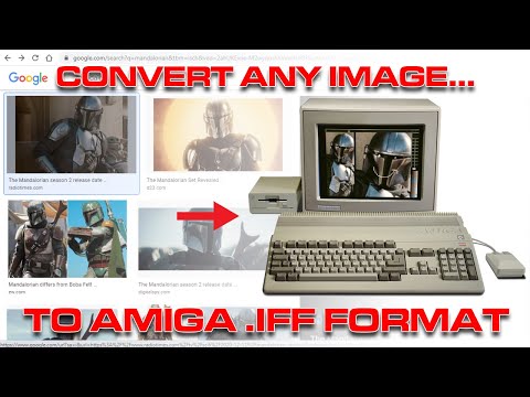 💾 Convert ANY image to .IFF format using RETRO IMAGE TOOL 💾 How to create Amiga Wallpaper 💾