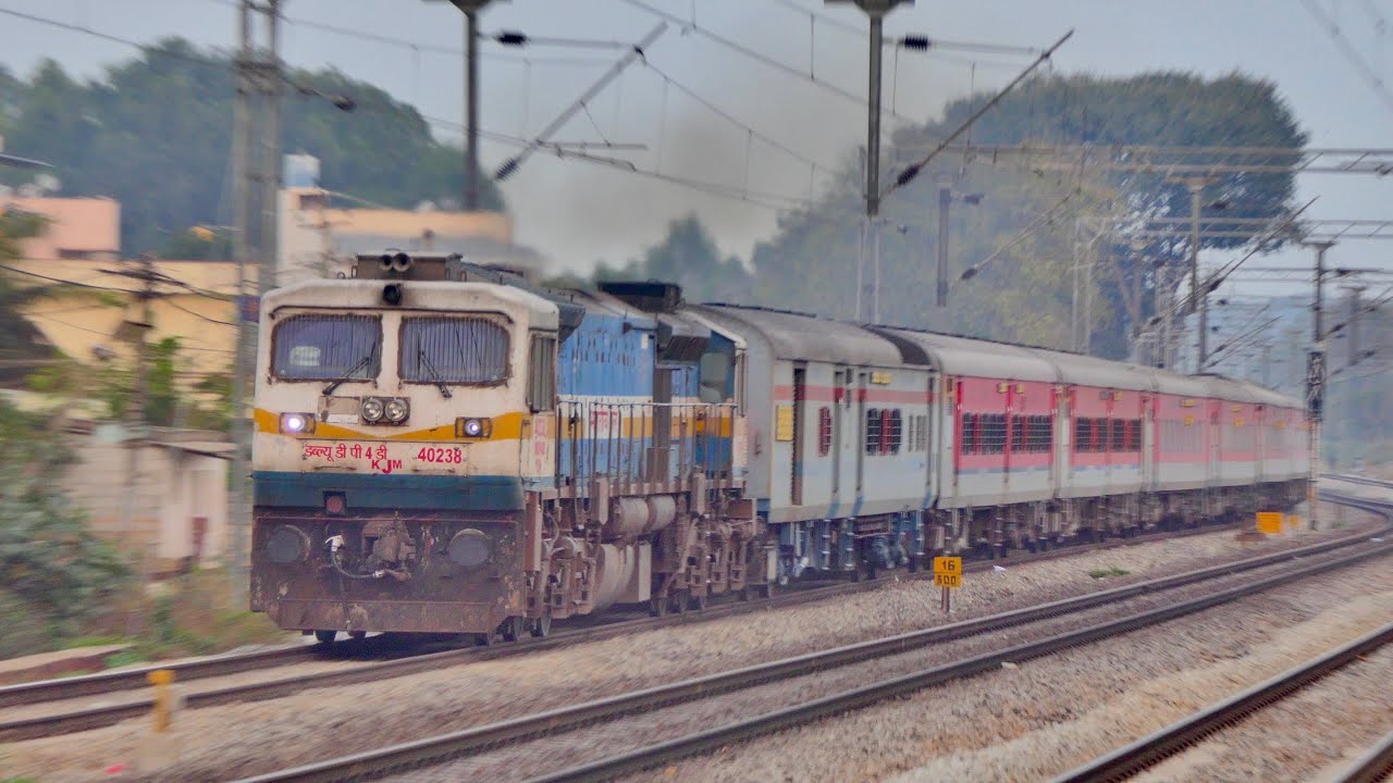 7 in 1 Diesel & Electric Locos hauling Express trains #indianrailways 
