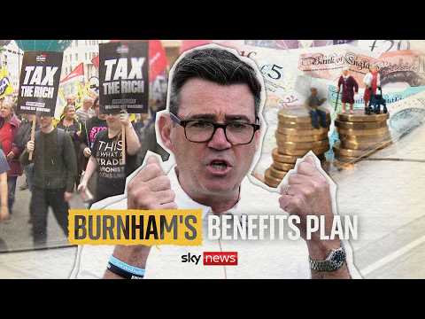 What is Andy Burnham's plan on welfare?
