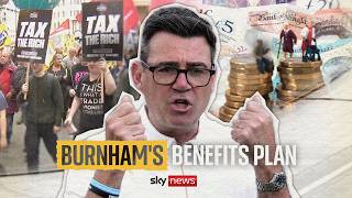 What is Andy Burnham's plan on welfare?