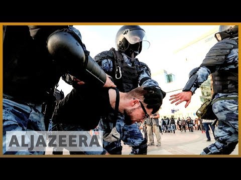 Hundreds arrested at Moscow demonstration for free elections