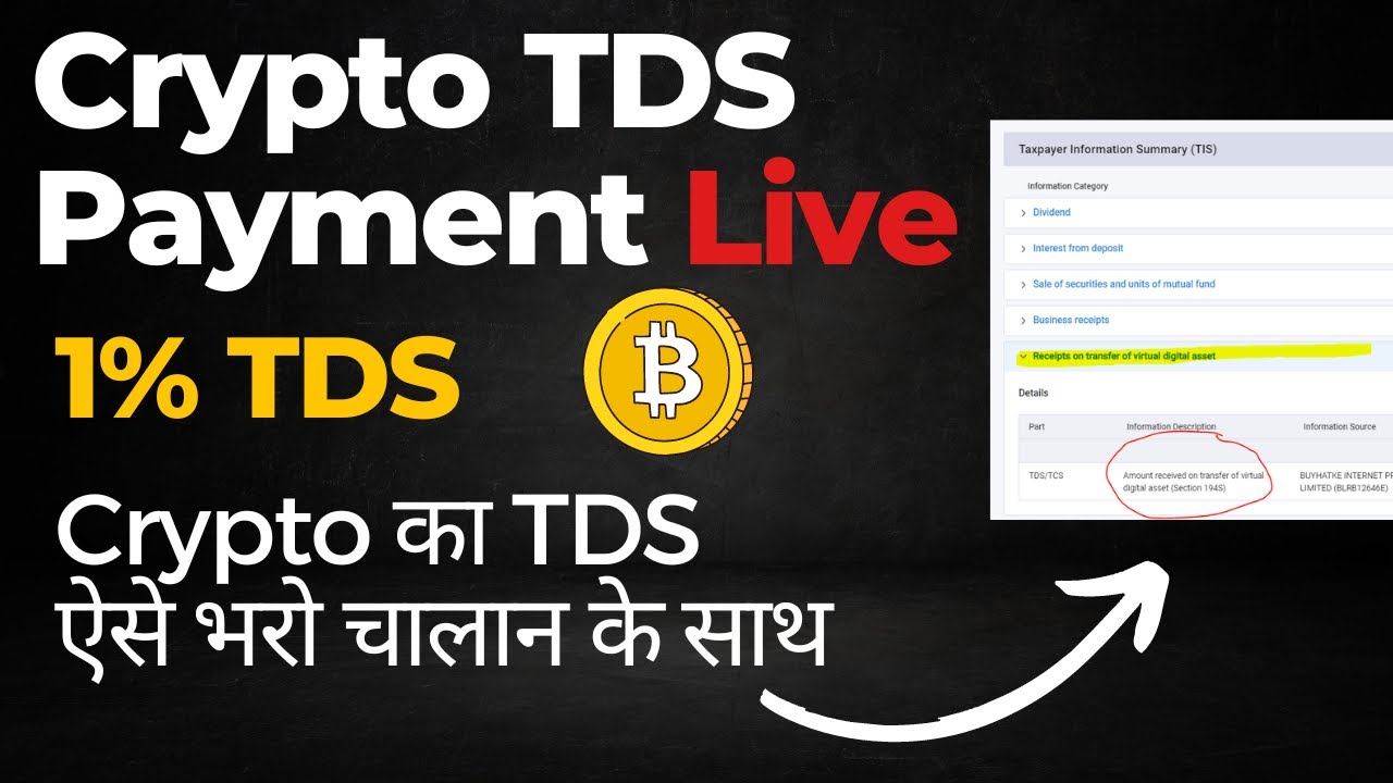 Crypto TDS Kaise Bhare | Crypto TDS Refund | Crypto TDS on Binance | Crypto  TDS Filing