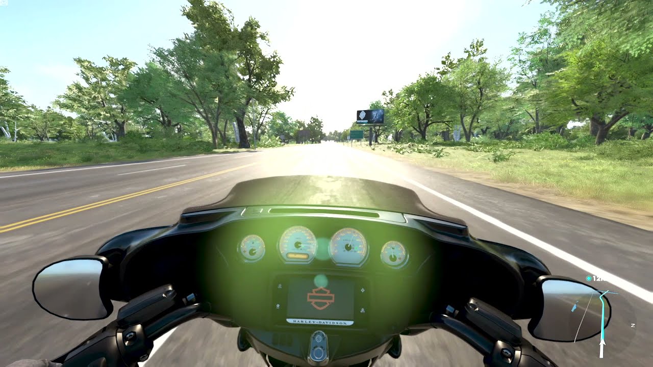 DETROIT to CHICAGO - HARLEY DAVIDSON STREETGLIDE - Logitech g29 Gameplay - THE CREW 2 #17