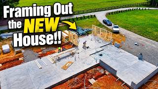 The NEW House is Getting WALLS!!