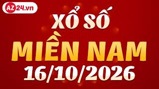 Xổ số miền Nam ngày 16 tháng 10 - XSMN - SXMN - KQXSMN hôm nay - Xổ số kiến thiết miền Nam thứ 6
