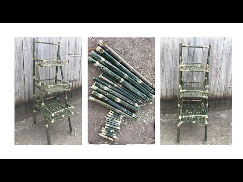 bamboo-working-project--diy-folding-bamboo-ladder-bookcase