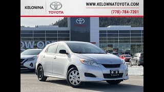 Silver 2013 Toyota Matrix 4DR WGN FWD AT Review Kelowna BC - Kelowna Toyota