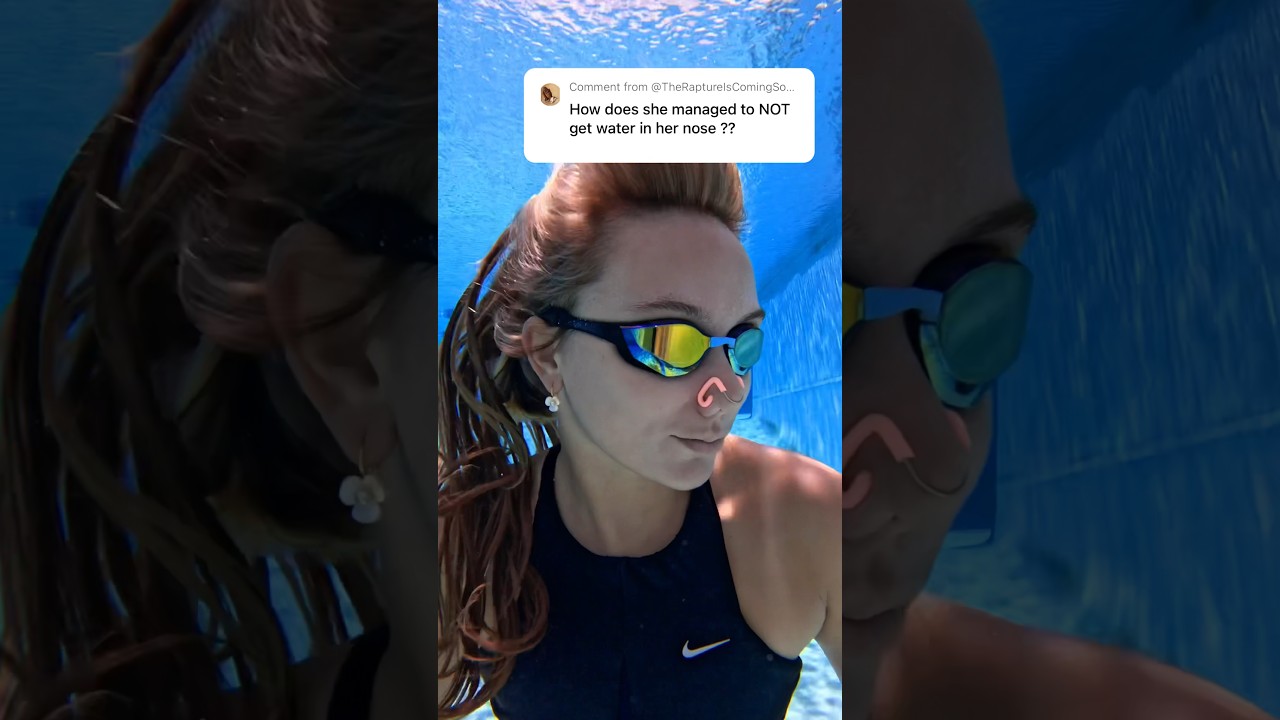 I use this so water doesn’t go in my nose 👃🏼 