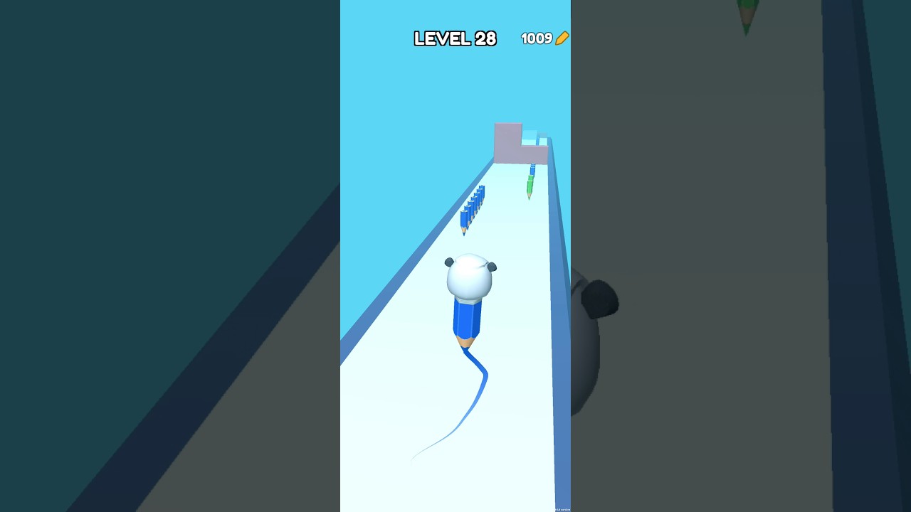 Color Pencil Run Level - 28 - 