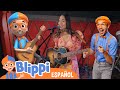 Blippi aprende a tocar la guitarra 🎸 Blippi Español + Blippi Wonders🧡💙