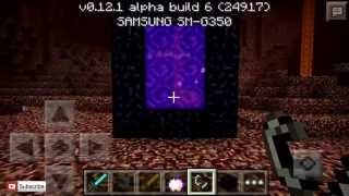 Come entrare nel nether Minecraft PE 0.12.1 2015 (ITA HD)