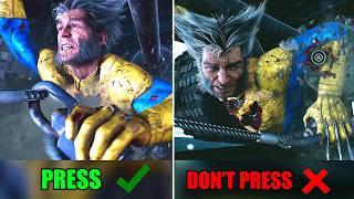 Marvels Wolverine - ALL QTE Moments / Are there Differences??