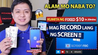 Paano kumita ng Fixed $10 in every 20mins? Mag Record ka lang ng Screen mo (SIMPLE ONLINE JOB!)