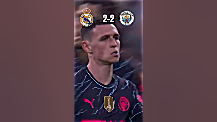 Real Madrid vs Manchester City 🤩🔥