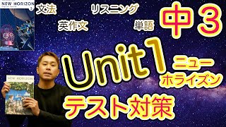 【中3英語】Unit1・文法解説・テスト対策完全版【現在完了形の経験用法＋第5文型・第4文型の応用】【ニューホライズン】