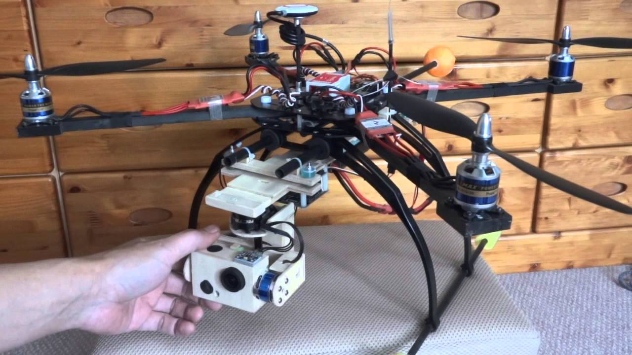 DIY 3-axis brushless gimbal for Gopro Hero3.Not Alex Mos. - YouTube