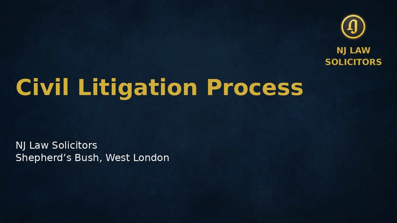Civil Litigation Process – From Claim to Trial | NJ Law Solicitors ...