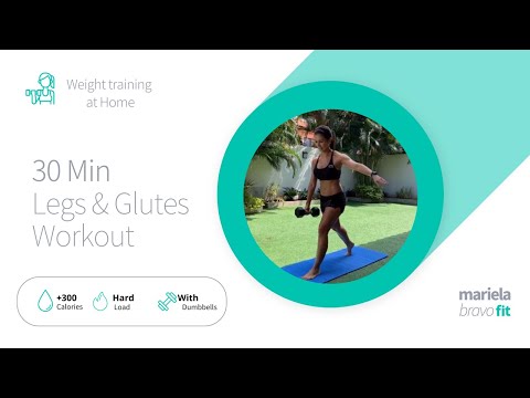 FIT30 Workout 3 - 30 min hard training with dumbbells 