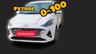 Hyundai Aura petrol automatic acceleration 0-100 😛sec...Happy Holi🔥🔥