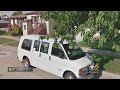 Why was a handicap van towed and destroyed?