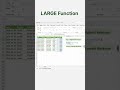 Excel LARGE &amp; SMALL Function 🔥 Find Highest &amp; Lowest Value in Seconds | Top 1 Trick
